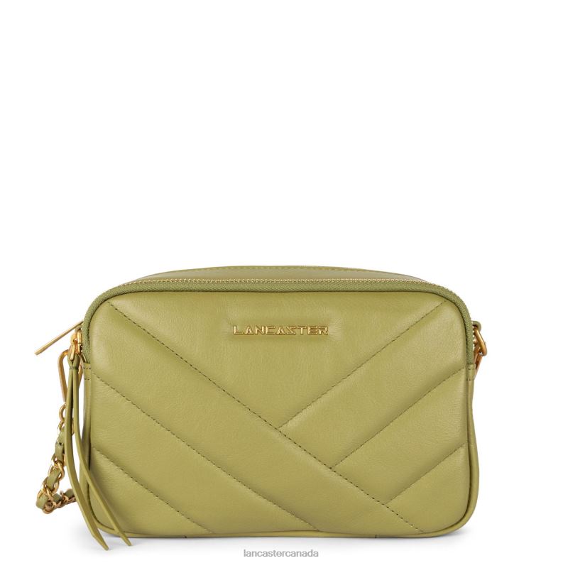 Women Crossbody Bag Soft Matelasse 4J6H1603 Bag Olive Lancaster Paris