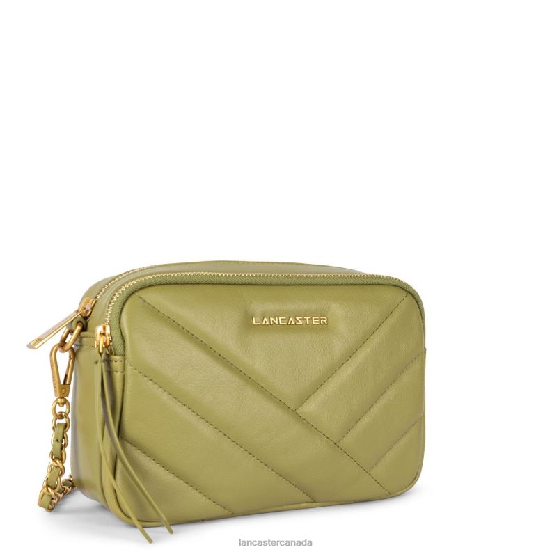 Women Crossbody Bag Soft Matelasse 4J6H1603 Bag Olive Lancaster Paris