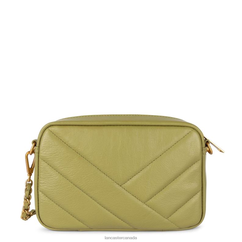 Women Crossbody Bag Soft Matelasse 4J6H1603 Bag Olive Lancaster Paris