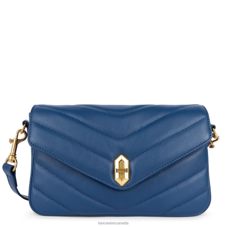 Women Crossbody Bag Soft Matelasse 4J6H2405 Bag Bleu Lancaster Paris