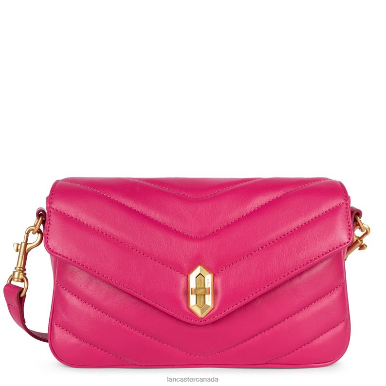 Women Crossbody Bag Soft Matelasse 4J6H2406 Bag Fuxia Lancaster Paris