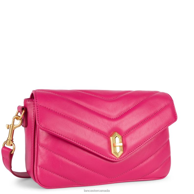 Women Crossbody Bag Soft Matelasse 4J6H2406 Bag Fuxia Lancaster Paris