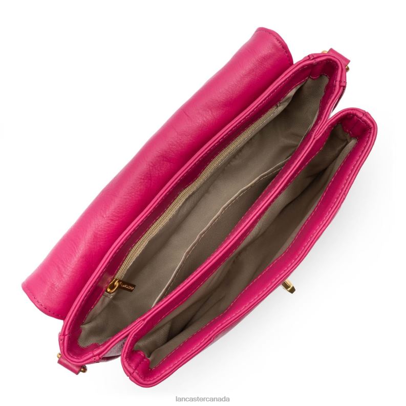 Women Crossbody Bag Soft Matelasse 4J6H2406 Bag Fuxia Lancaster Paris