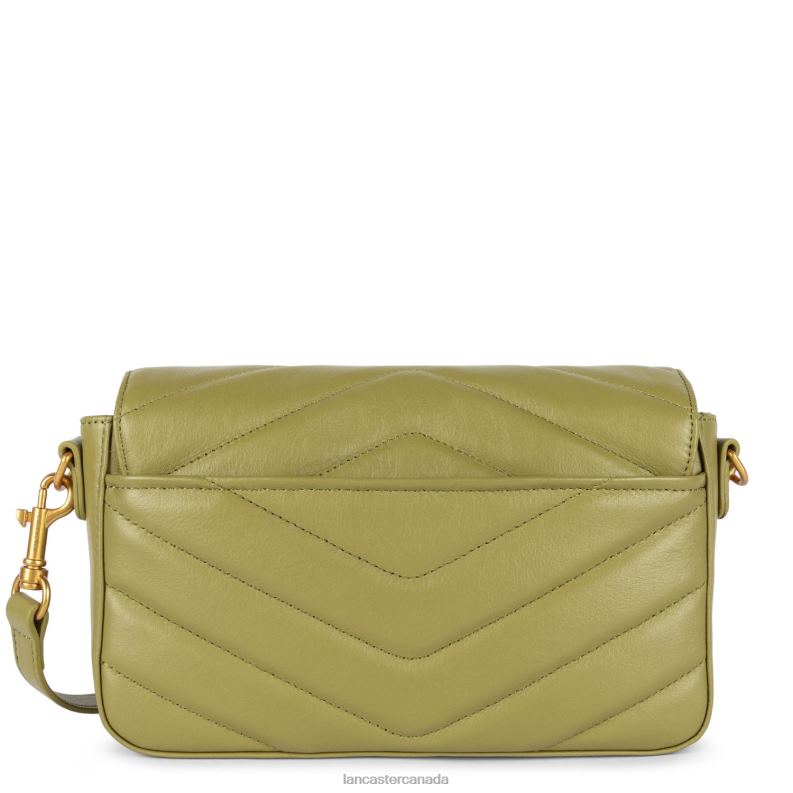 Women Crossbody Bag Soft Matelasse 4J6H2407 Bag Olive Lancaster Paris