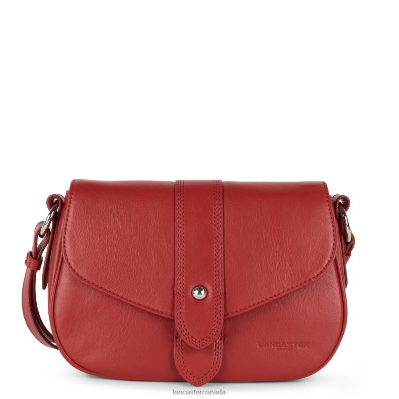 Women Crossbody Bag Soft Tie 4J6H1553 Bag Rouge Lancaster Paris