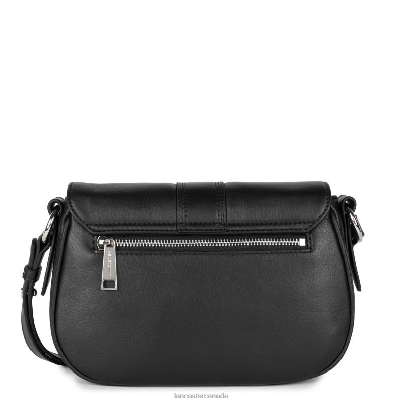 Women Crossbody Bag Soft Tie 4J6H1555 Bag Noir Lancaster Paris