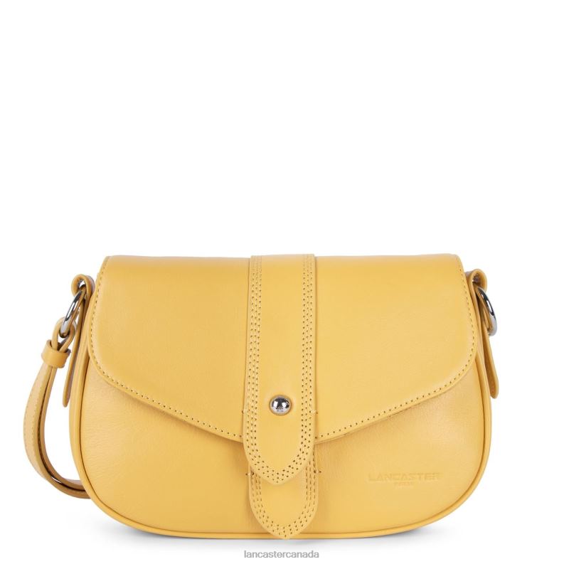 Women Crossbody Bag Soft Tie 4J6H1556 Bag Ocre Lancaster Paris