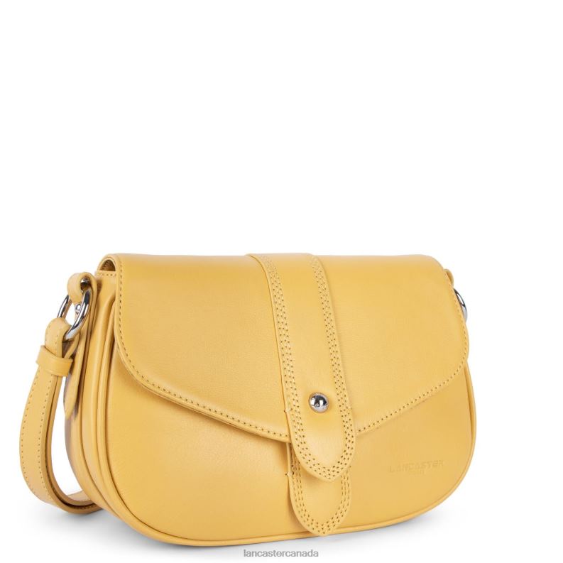 Women Crossbody Bag Soft Tie 4J6H1556 Bag Ocre Lancaster Paris