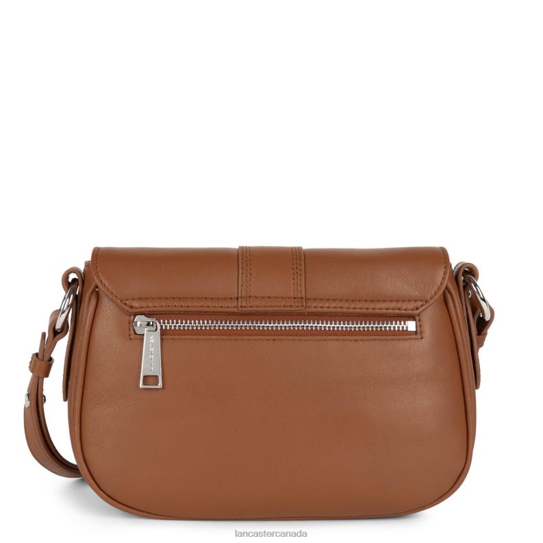 Women Crossbody Bag Soft Tie 4J6H1557 Bag Cognac Lancaster Paris