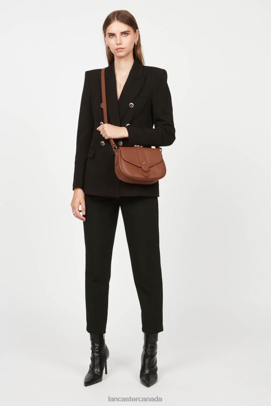 Women Crossbody Bag Soft Tie 4J6H1557 Bag Cognac Lancaster Paris