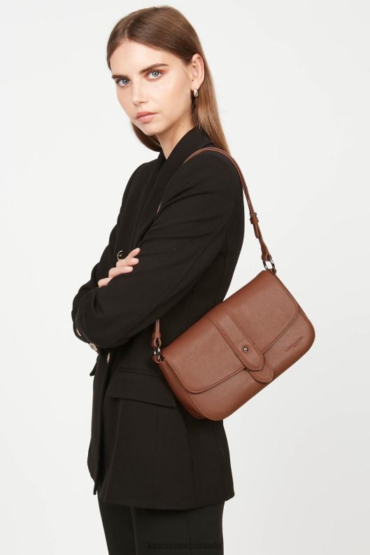 Women Crossbody Bag Soft Tie 4J6H1559 Bag Cognac Lancaster Paris