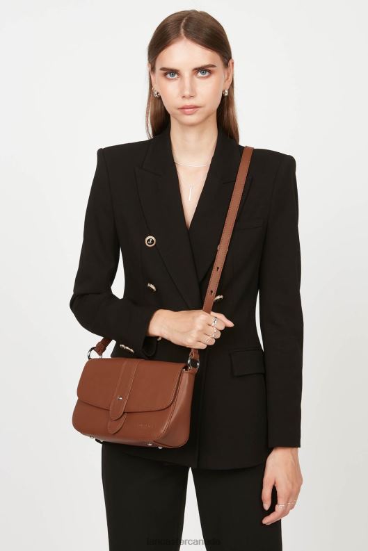 Women Crossbody Bag Soft Tie 4J6H1559 Bag Cognac Lancaster Paris