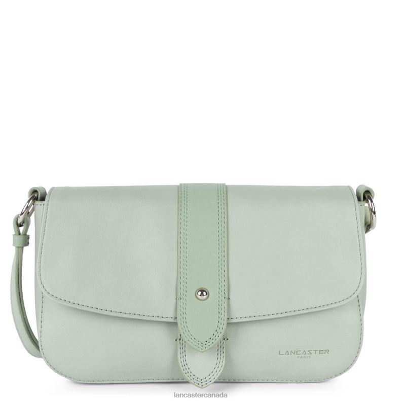Women Crossbody Bag Soft Tie 4J6H1560 Bag Vert Gris Lancaster Paris