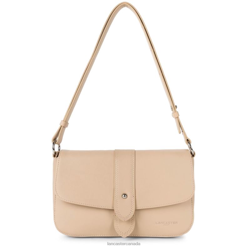 Women Crossbody Bag Soft Tie 4J6H1564 Bag Cappuccino Lancaster Paris
