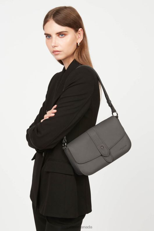 Women Crossbody Bag Soft Tie 4J6H1567 Bag Gris Lancaster Paris