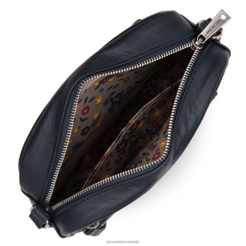 Women Crossbody Bag Soft Vintage 4J6H2275 Bag Bleu Fonce Lancaster Paris