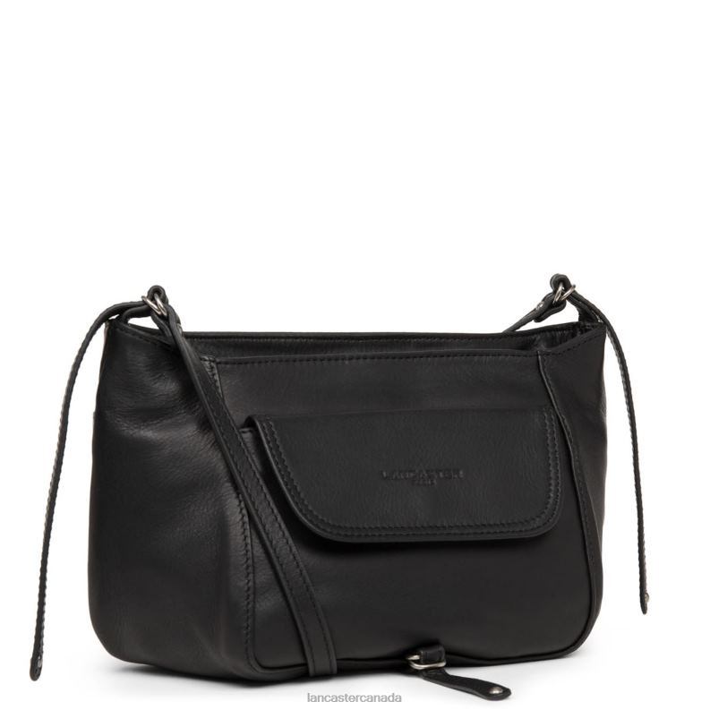 Women Crossbody Bag Soft Vintage Nova 4J6H1933 Bag Noir Lancaster Paris