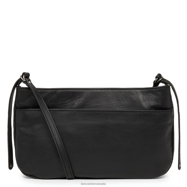 Women Crossbody Bag Soft Vintage Nova 4J6H1933 Bag Noir Lancaster Paris