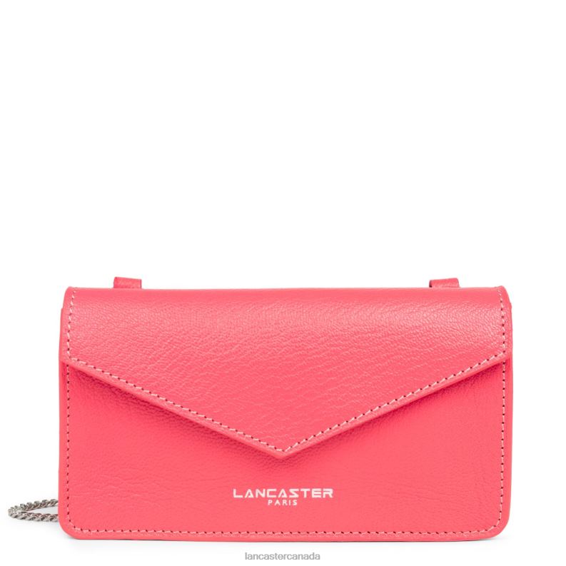 Women Crossbody Bag Studio Element 4J6H876 Bag Rose Bonbon Lancaster Paris