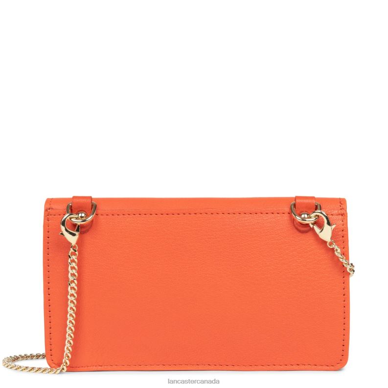 Women Crossbody Bag Studio Element 4J6H881 Bag Orange Lancaster Paris
