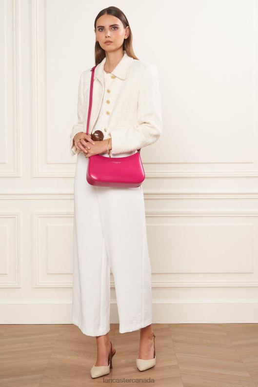 Women Crossbody Bag Suave Ace 4J6H384 Bag Fuxia Lancaster Paris