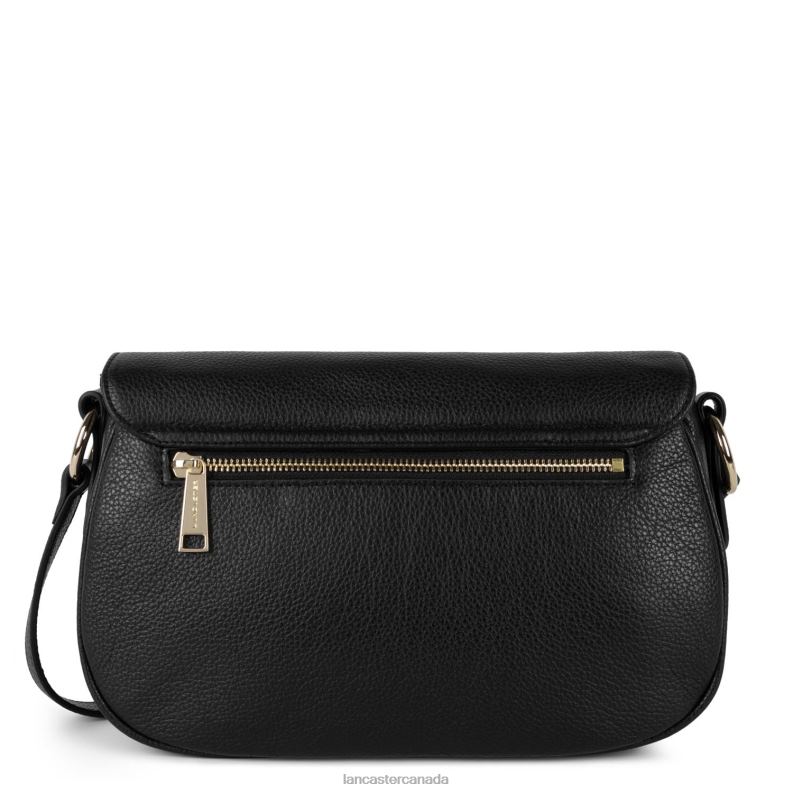 Women Large Crossbody Bag Foulonne Milano 4J6H1417 Bag Noir Lancaster Paris