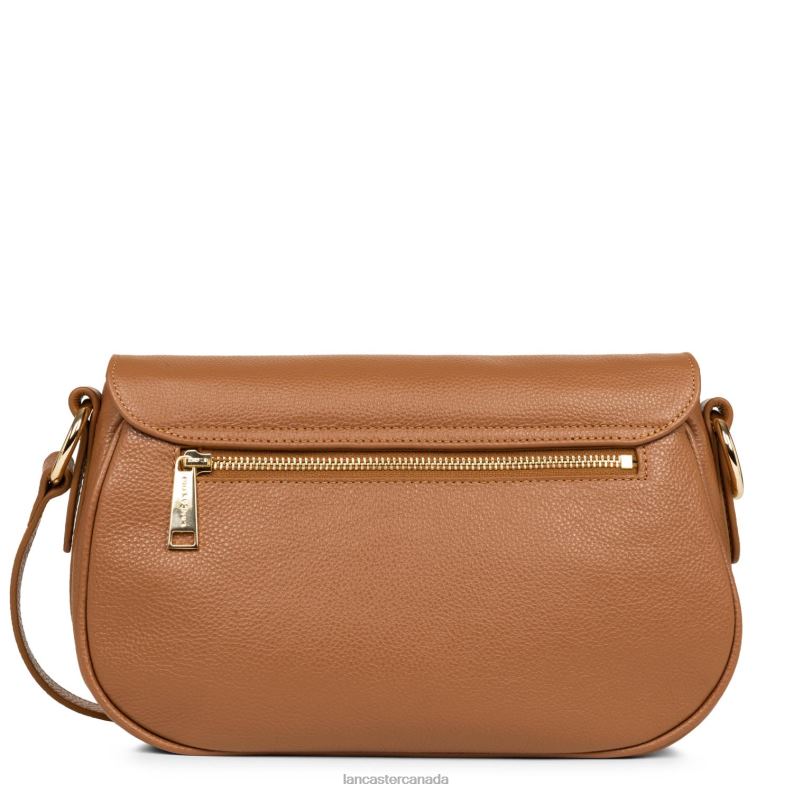 Women Large Crossbody Bag Foulonne Milano 4J6H1419 Bag Camel Lancaster Paris