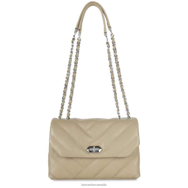 Women M Crossbody Bag Caviar Matelasse 4J6H2001 Bag Galet Lancaster Paris