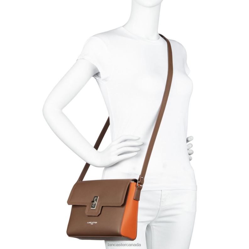 Women M Crossbody Bag City Mae 4J6H2255 Bag Noir-Nude Lancaster Paris