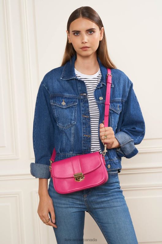 Women M Crossbody Bag Donna Fia 4J6H2390 Bag Fuxia Lancaster Paris