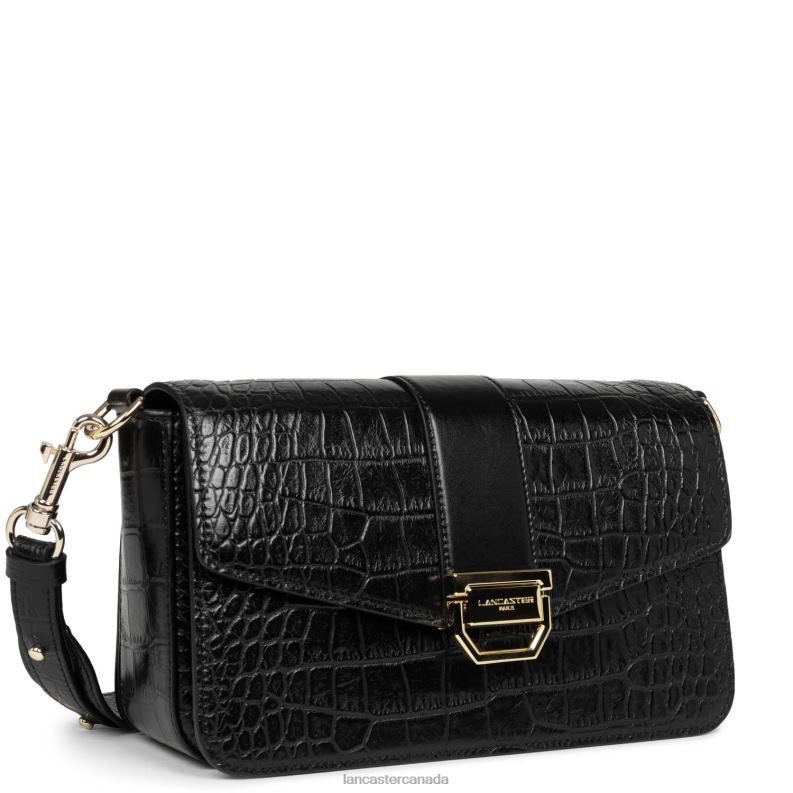 Women M Crossbody Bag Exotic Valor 4J6H1302 Bag Noir Lancaster Paris