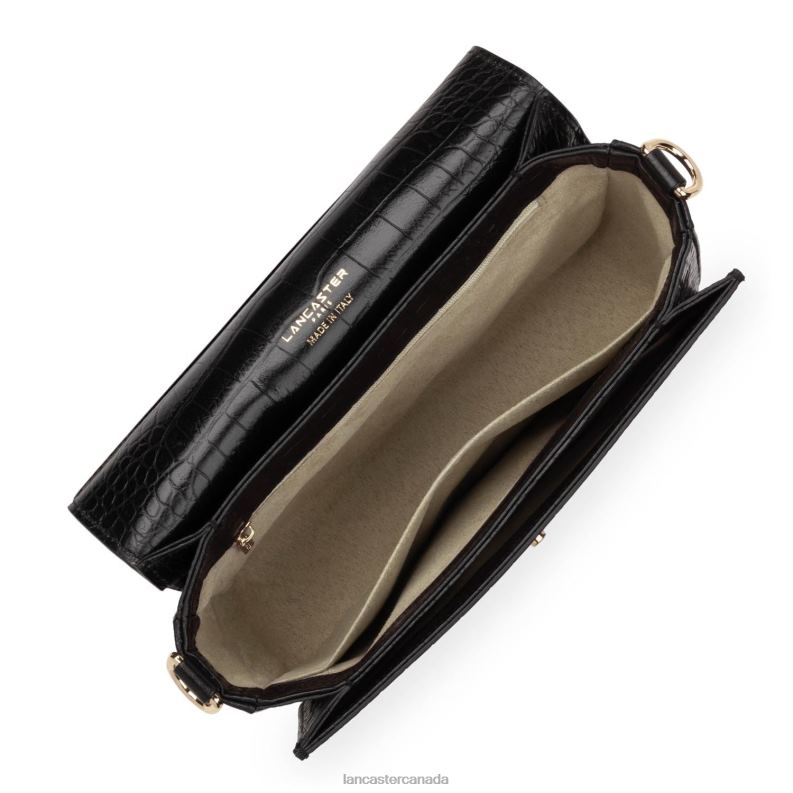 Women M Crossbody Bag Exotic Valor 4J6H1302 Bag Noir Lancaster Paris