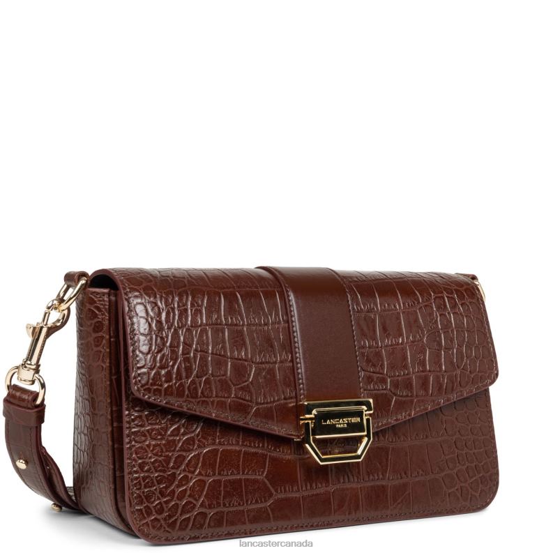 Women M Crossbody Bag Exotic Valor 4J6H1304 Bag Chataigne Lancaster Paris