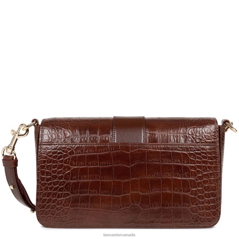 Women M Crossbody Bag Exotic Valor 4J6H1304 Bag Chataigne Lancaster Paris