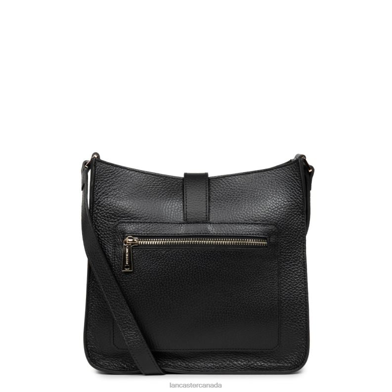 Women M Crossbody Bag Foulonne Double Hook 4J6H1528 Bag Noir-In-Nude Lancaster Paris