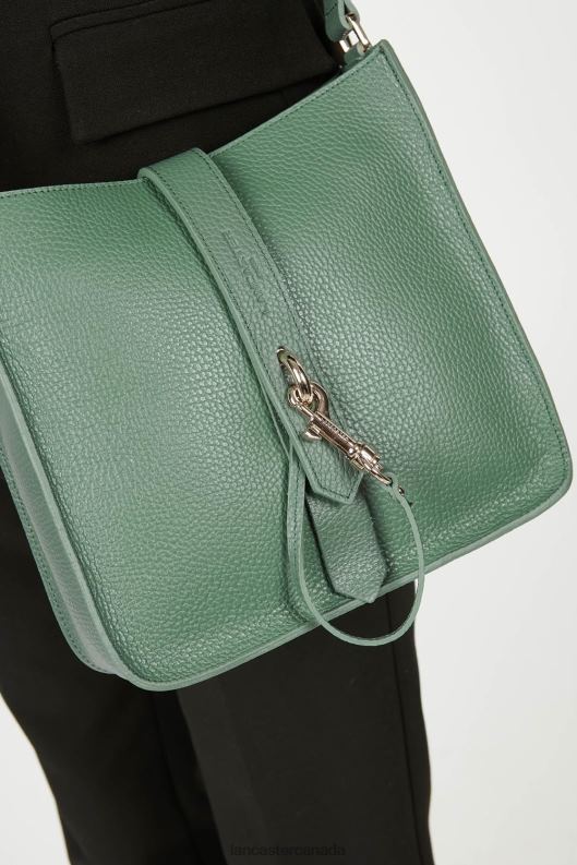 Women M Crossbody Bag Foulonne Double Hook 4J6H1529 Bag Vert Foret-In-Or Lancaster Paris
