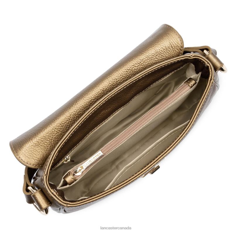 Women M Crossbody Bag Foulonne Milano 4J6H1390 Bag Gold Antic Lancaster Paris
