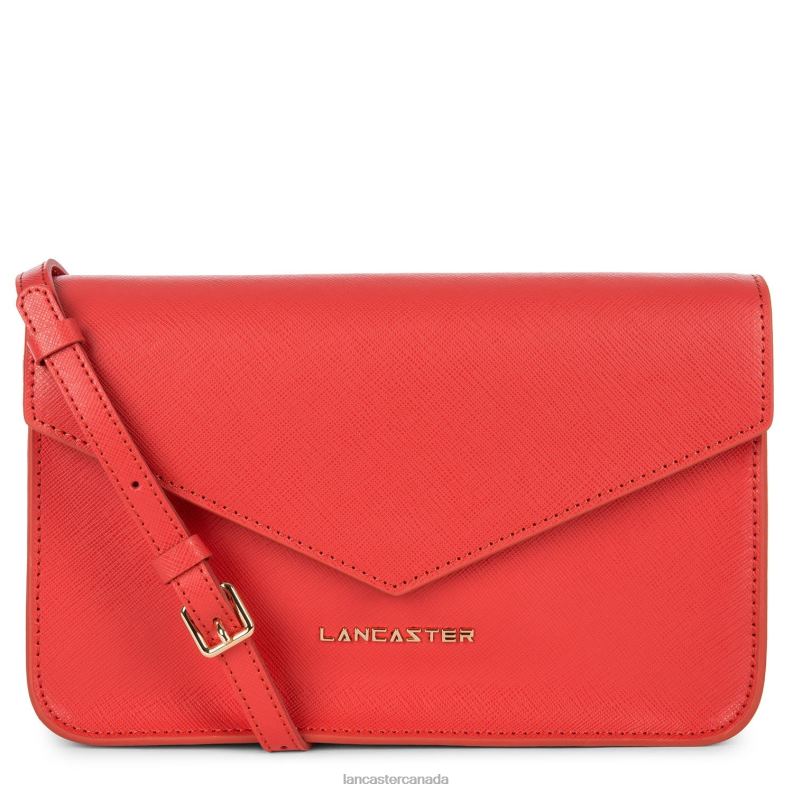 Women M Crossbody Bag Saffiano Signature 4J6H2117 Bag Pasteque Lancaster Paris