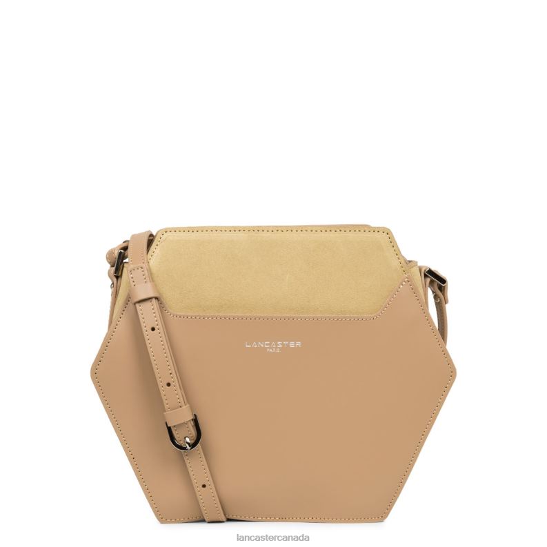 Women M Crossbody Bag Smooth Ruche 4J6H2204 Bag Naturel Lancaster Paris