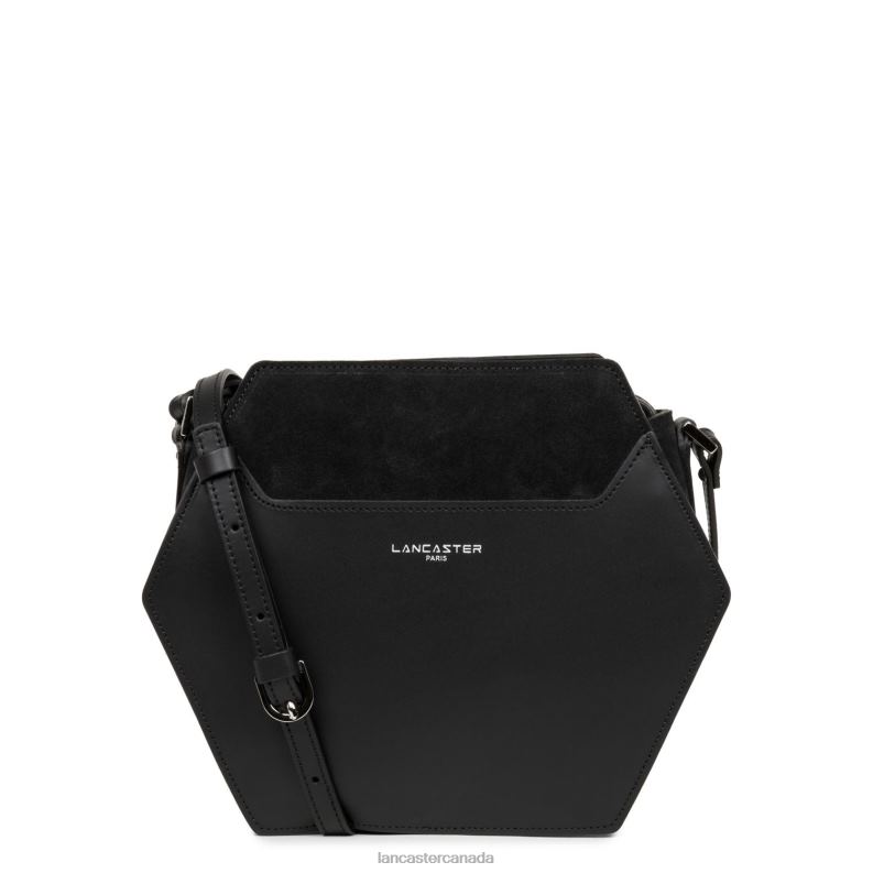 Women M Crossbody Bag Smooth Ruche 4J6H2206 Bag Noir Lancaster Paris