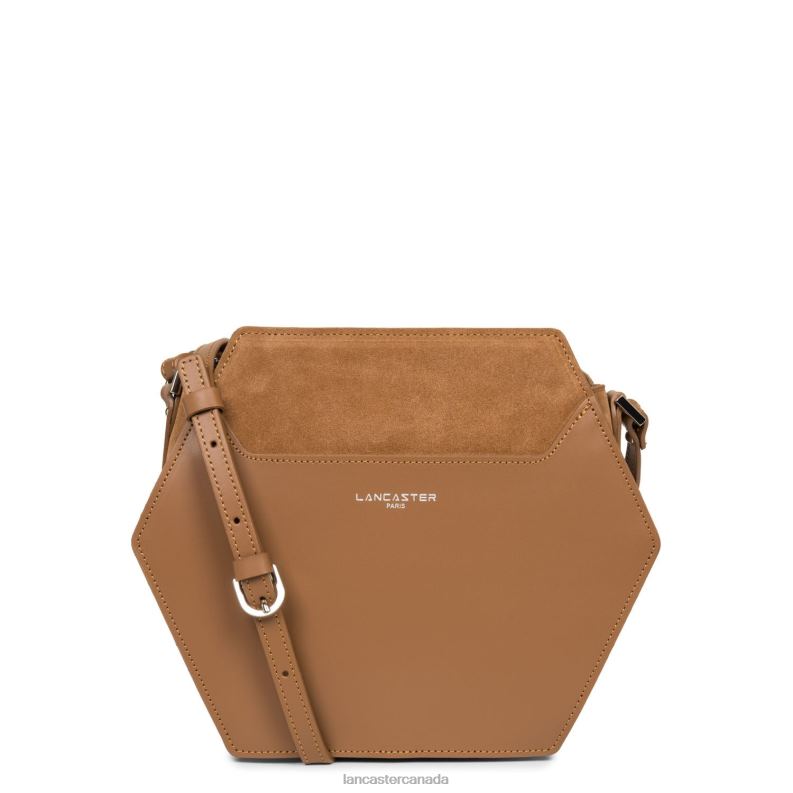 Women M Crossbody Bag Smooth Ruche 4J6H2211 Bag Camel Lancaster Paris