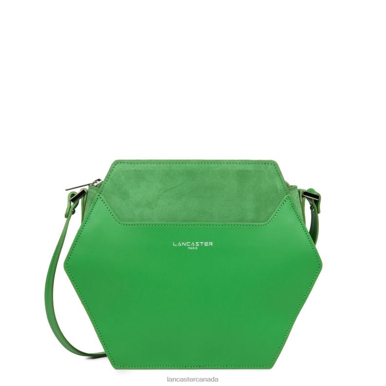 Women M Crossbody Bag Smooth Ruche 4J6H2217 Bag Vert Lancaster Paris