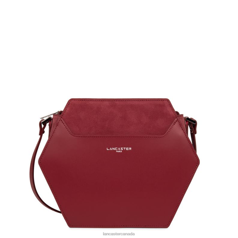 Women M Crossbody Bag Smooth Ruche 4J6H2219 Bag Cerise Lancaster Paris