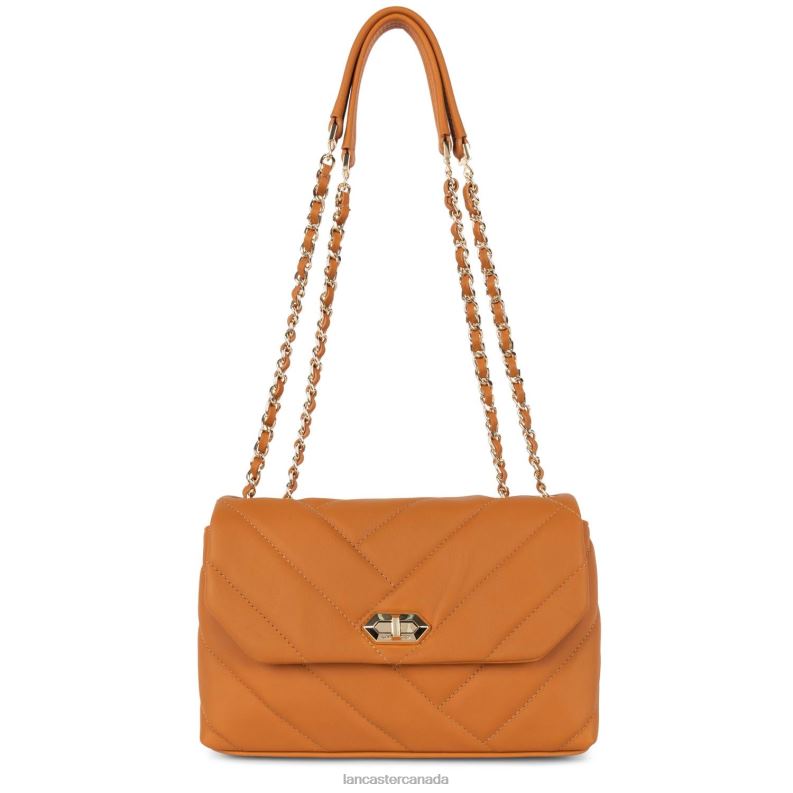 Women M Crossbody Bag Soft Matelasse 4J6H1608 Bag Gold Lancaster Paris
