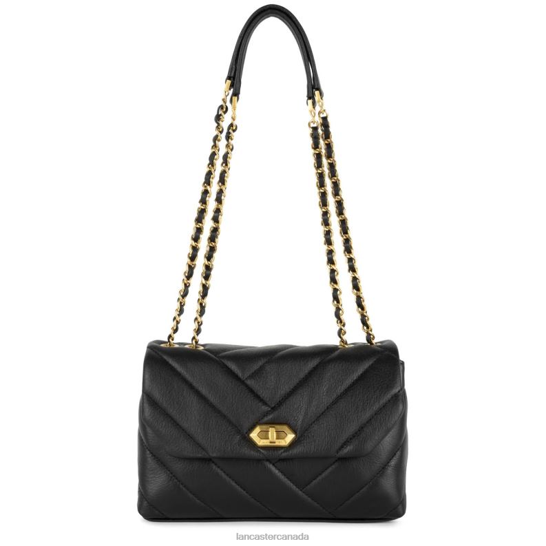 Women M Crossbody Bag Soft Matelasse 4J6H1611 Bag Noir Lancaster Paris