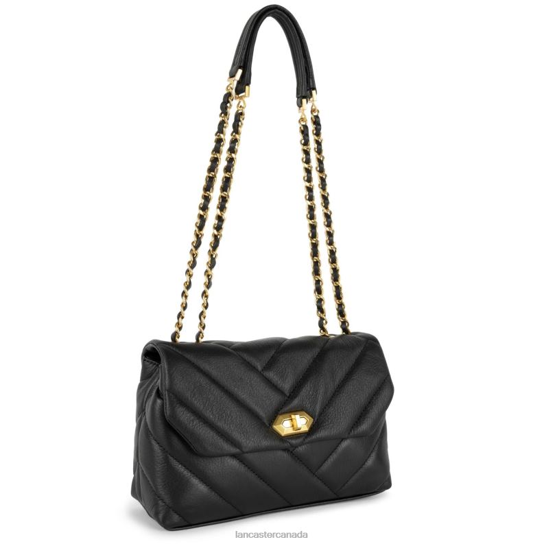 Women M Crossbody Bag Soft Matelasse 4J6H1611 Bag Noir Lancaster Paris