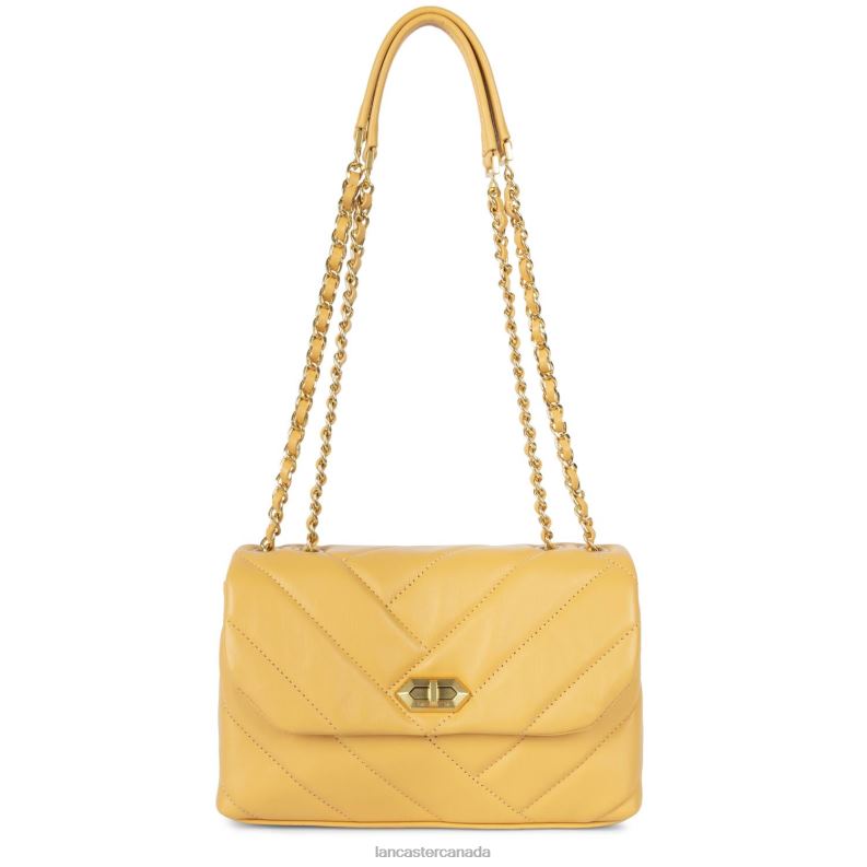 Women M Crossbody Bag Soft Matelasse 4J6H1612 Bag Ocre Lancaster Paris