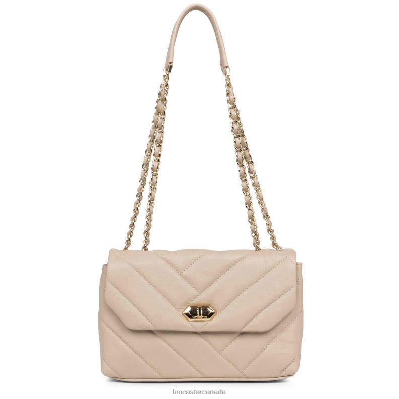 Women M Crossbody Bag Soft Matelasse 4J6H1615 Bag Beige Lancaster Paris