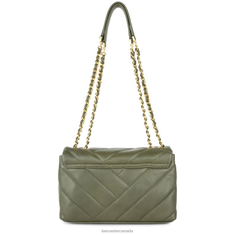 Women M Crossbody Bag Soft Matelasse 4J6H1616 Bag Kaki Lancaster Paris