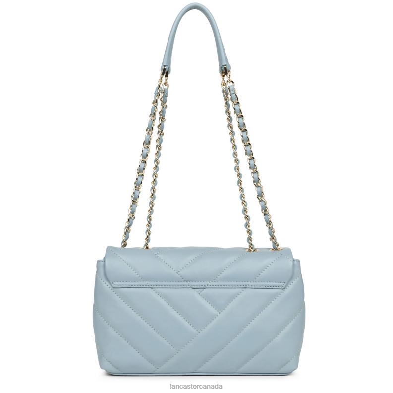 Women M Crossbody Bag Soft Matelasse 4J6H2138 Bag Bleu Cendre Lancaster Paris
